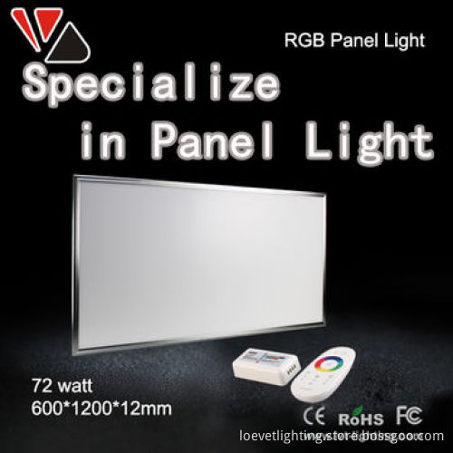 New arrival factory price square LED panel light RGB